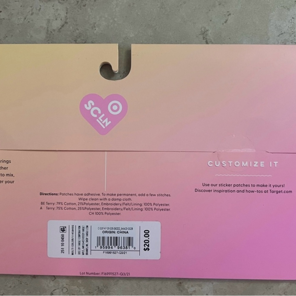 Stoney Clover Lane X Target Multicolor BEACH Patches NWT - Picture 4 of 4